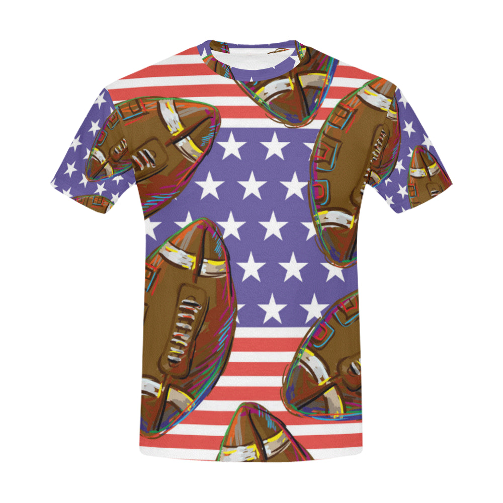 American football All Over Print T-Shirt for Men