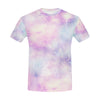 Galaxy Print Seamless Pattern in Repeat All Over Print T-Shirt for Men