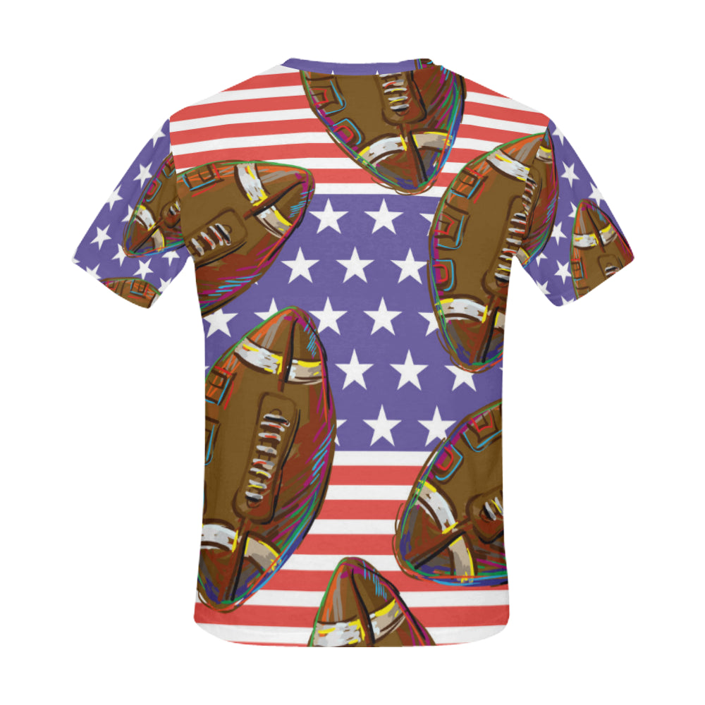 American football All Over Print T-Shirt for Men